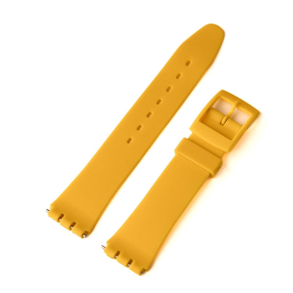 caoutchouc-pour-swatch-jaune-montre-caoutchouc-17mm-pour-boitier-20mm