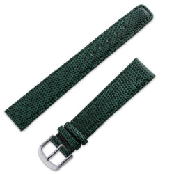 Genuine lizard green leather watchband - ANTENEN