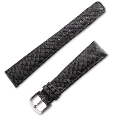 Genuine leather watchband grey salmon - ANTENEN