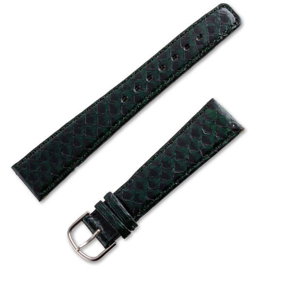 Genuine leather watchband salmon green bottle - ANTENEN