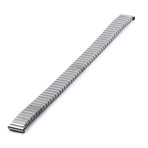 Watchband metal fixo flex steel with pattern and polished brushed finish - ANTENEN