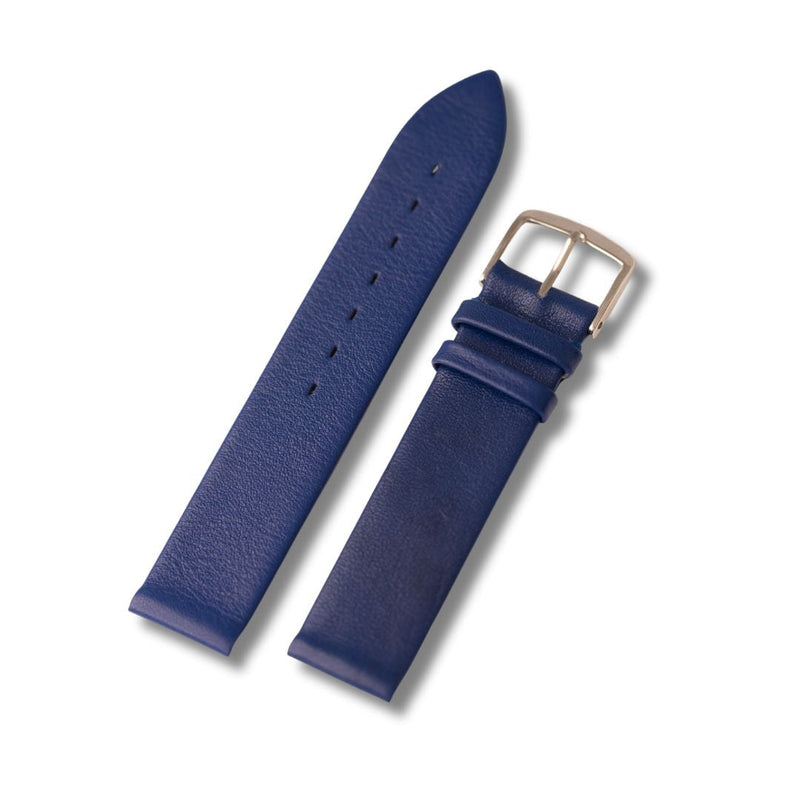 Bracelet-montre-en cuir-veau-boccia-droit-remborde-fin-bleu-marine