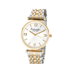 EI-6030_c-montre-femme-pas-cher-eichmuller-3-aiguilles-chiffres-arabes-argent-boitier-acier-or-rose-cadran-blanc-sans-lunette-bracelet-metal-bicolor-type-grain-de-riz-fin