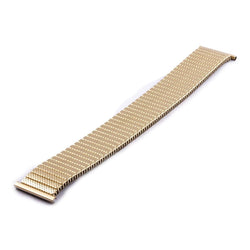 Bracelet montre metal fixo flex dorée brillant avec motifs - ANTENEN
