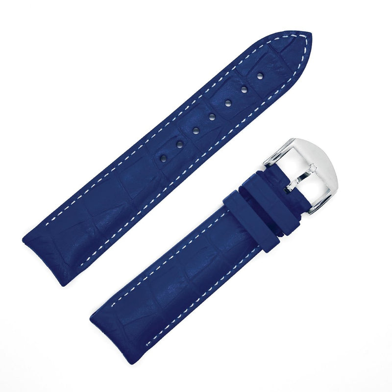 bracelet-montre-caoutchouc-bleu-marine-hemera-swiss-made-skinskan-façon-croco-couture-blanche-2