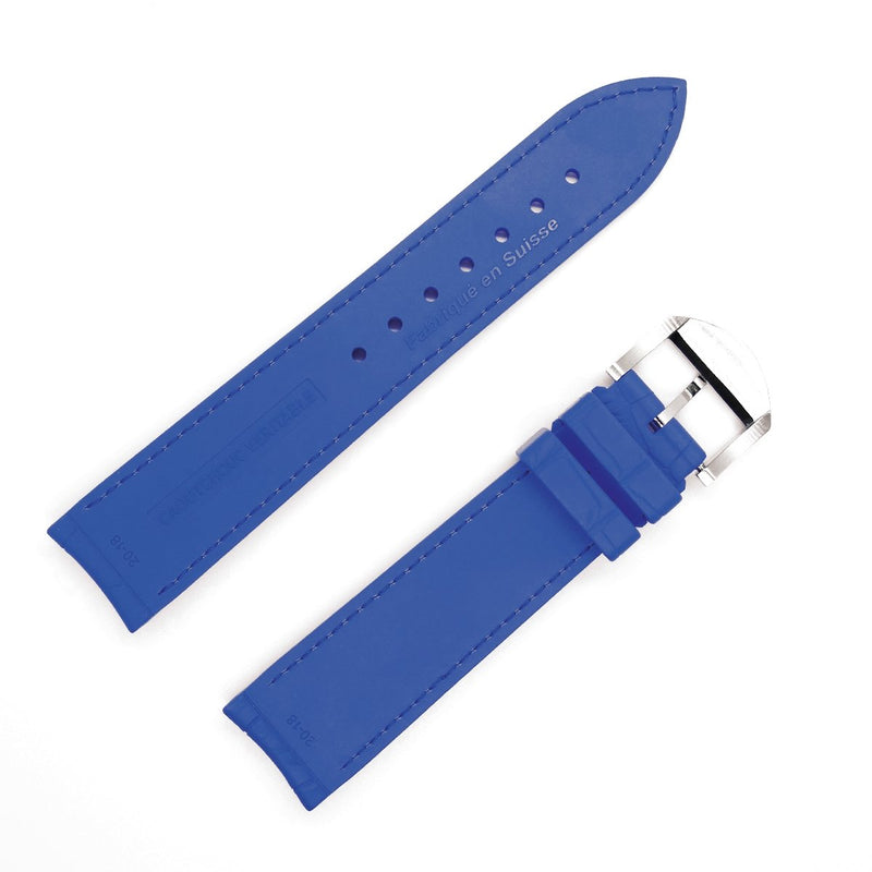 bracelet-montre-caoutchouc-bleu-electrique-attis-swiss-made-skinskan-façon-croco-couture-ton-sur-ton-cote-doublure