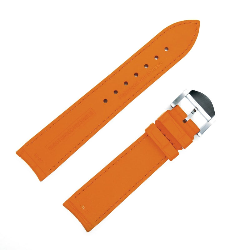 bracelet-montre-caoutchouc-orange-swiss-made-skinskan-façon-croco-ton-sur-ton-2
