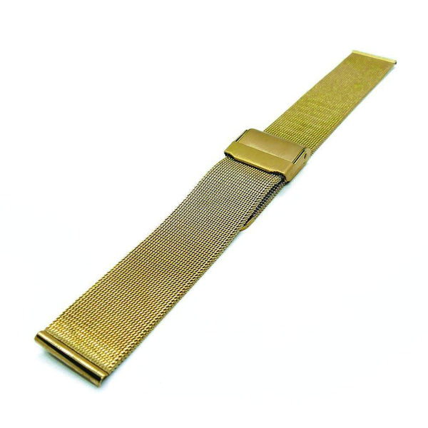 Bracelet maille milanaise dorée - ANTENEN