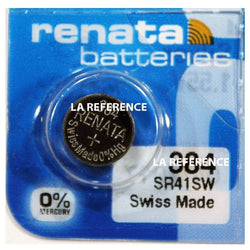 Piles de montres Renata 364 sans mercure - boîte de 10